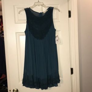 Altard State tunic/dress. Deep teal, new with tags